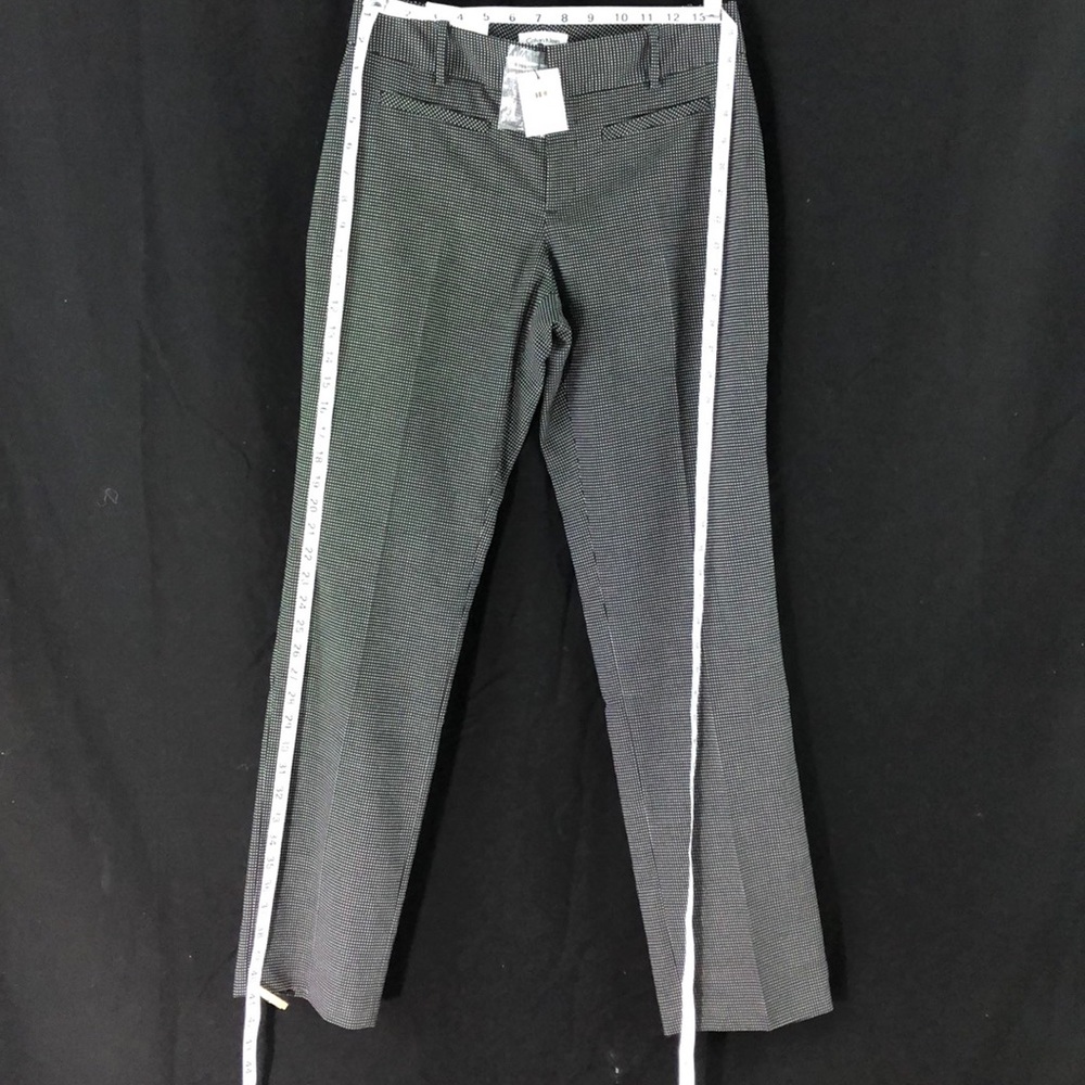 Calvin Klein polka dot slacks sz 4 full leg NWT a1